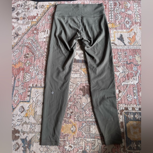 Lululemon Wunder Train leggings in green/sage sz 10 - Picture 1 of 2